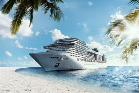 Tropical cruise voyage stock photo. Image of ship, holidays - 71989522