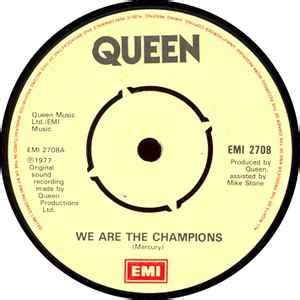 Queen - We Are The Champions (Yellow Label, Vinyl) | Discogs