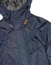 ALPHA INDUSTRIES Retro Mod Hooded Fishtail Parka Jacket Rep Blue