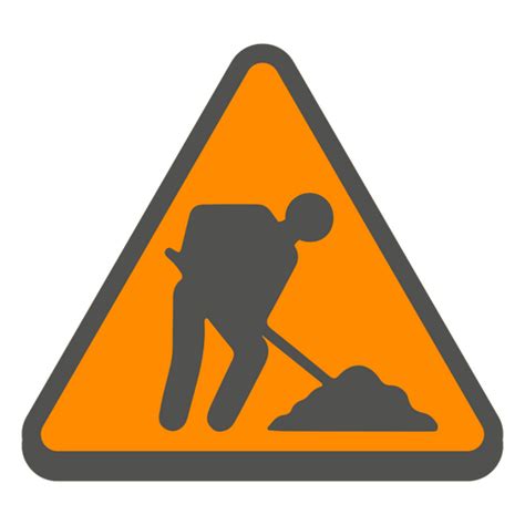 Construction Orange Sign PNG & SVG Design For T-Shirts