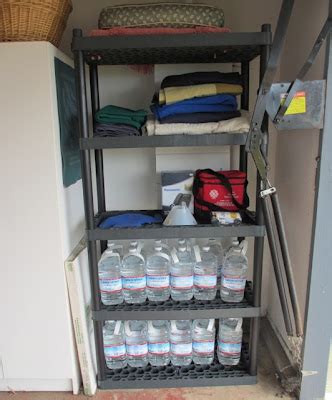 Jeri’s Organizing & Decluttering News: My Own Organizing: Water and Other Disaster Supplies