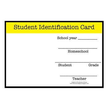 Teacher ID Card Template Free