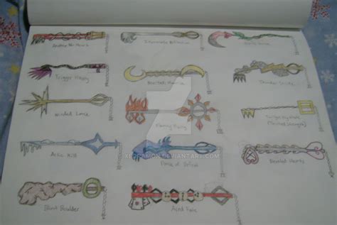 Organization XIII Keyblades by Xedramon on DeviantArt