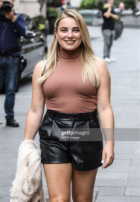 Sian Welby departs The Global Radio Studios in London. | Weather girl lucy, Short tops, Studio