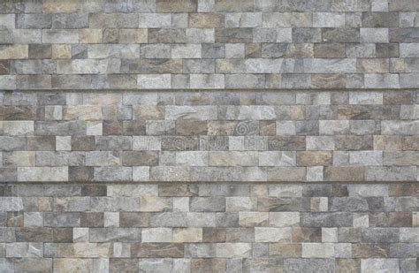 Modern Grey Stone Tile Texture Brick Wall Stock Image - Image of ...