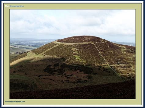 The site of one of the many iron age forts at Moel Arthur