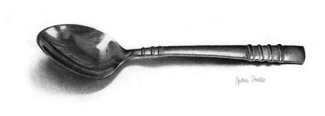 Spoon pencil drawing Drawing by Andrea Pontillo | Pixels