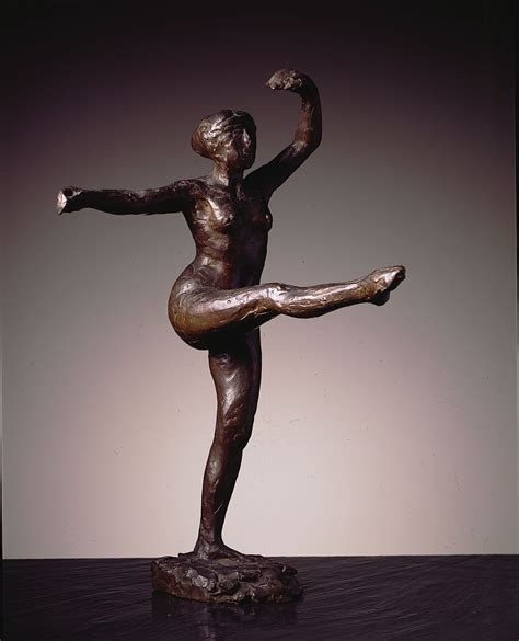 Dancer, Fourth Position Front on Left Leg by Edgar Degas sculpted in ...