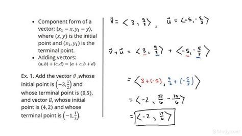 How to Add Vectors Given Two Vectors on the Coordinate Plane | Geometry ...