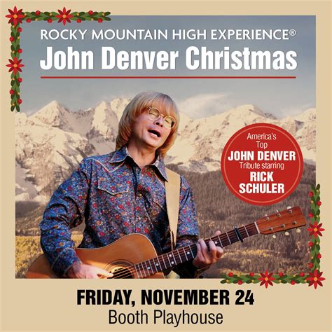 Rocky Mountain High Experience: A John Denver Christmas starring Rick Schuler | Blumenthal ...