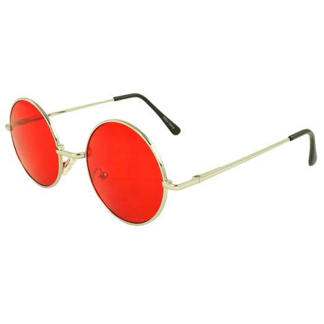 MLC Retro Round Sunglasses in Red - Walmart.com