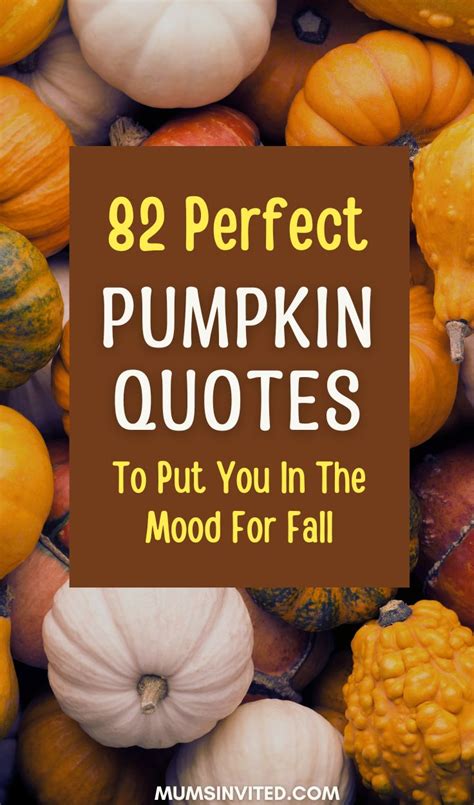 97 Pumpkin Quotes And Sayings To Cozy Up With This Fall - Mums Invited