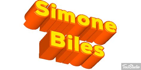 Simone Biles Celebrity Animated GIF Logo Designs