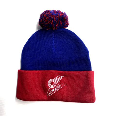 POM Beanie Red/Blue