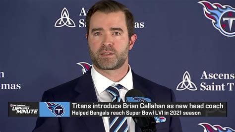 Brian Callahan's introductory press conference as Tennessee Titans' new ...