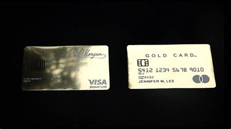 Handmade Most Exclusive Credit Cards- J.P. Morgan Reserve Card & Luxury Card Mastercard® Gold ...