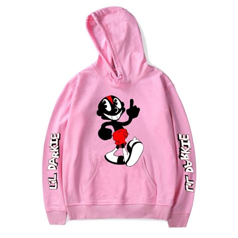 Lil Darkie Merch Hoodies New Logo Sweatshirt Men/Women Cosplay LilDarkie Rapper Long Sleeve ...