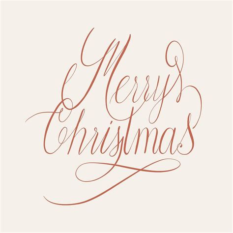 Merry Christmas typography style vector | Premium Vector - rawpixel