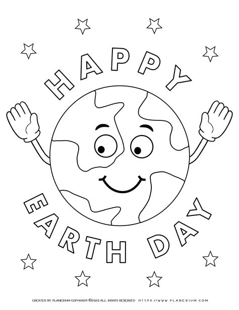 Free Printable Coloring Earth Day Coloring Pages