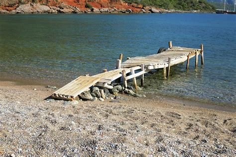 Old Wooden Dock Photograph by Phyllis Taylor