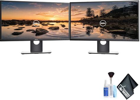 Dell P2417H 23.8" 16:9 IPS Dual Monitor Set with Deluxe Cleaning Kit - Walmart.com - Walmart.com