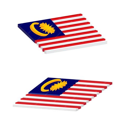 Premium Vector | 3D Malaysia Flag Vector