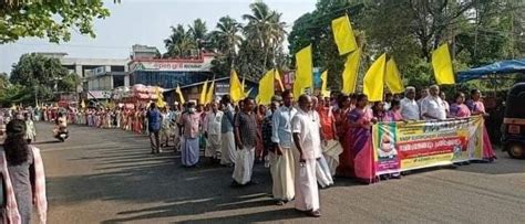 Ezhava community protest against caste discrimination in Ochira Temple board member appointment ...