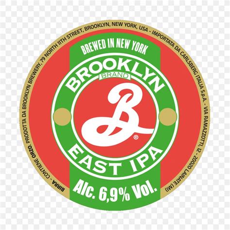 Brooklyn Brewery East IPA Logo Fluid Ounce Product, PNG, 1390x1390px ...