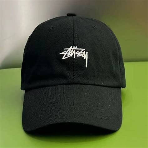 Stussy Adjustable Trucker Hats Black Hat White Letters - Stussy Store ...