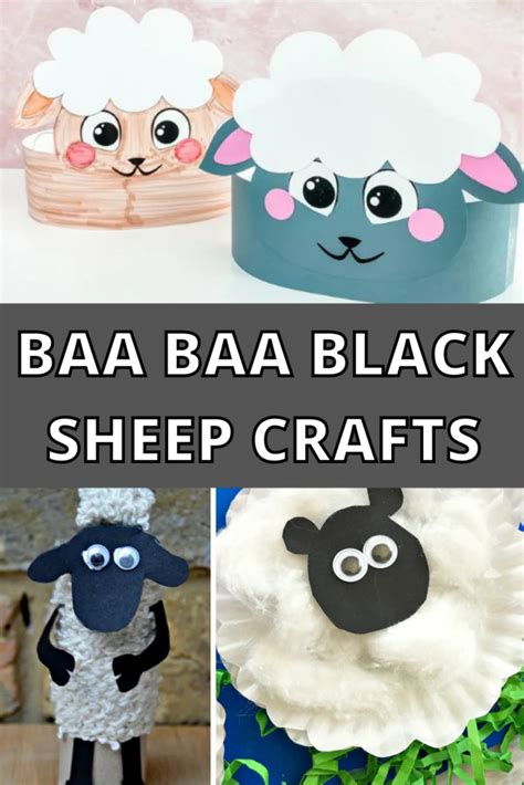 Baa Baa Black Sheep Crafts | Homeschool Preschool