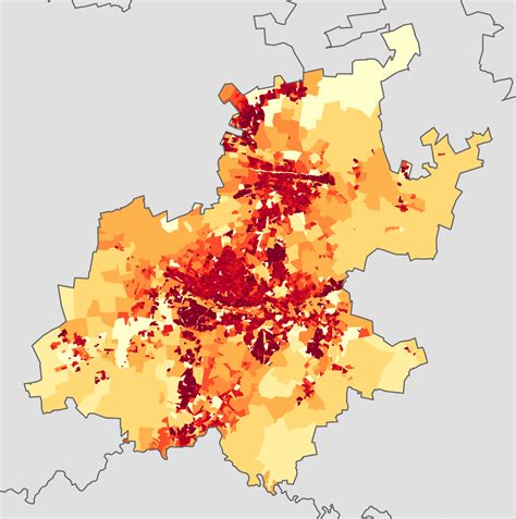 ملف:Gauteng 2011 population density map.svg - المعرفة