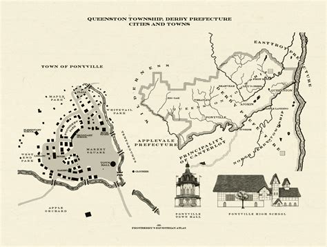 Map of Ponyville [MLP:FIM] by djinn327 on DeviantArt