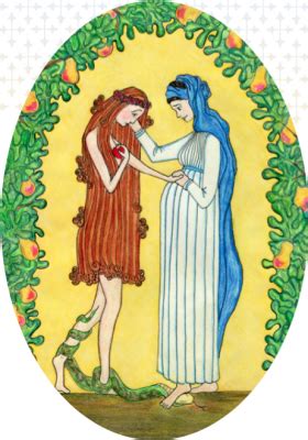 Eve And Mary Painting - Arsma