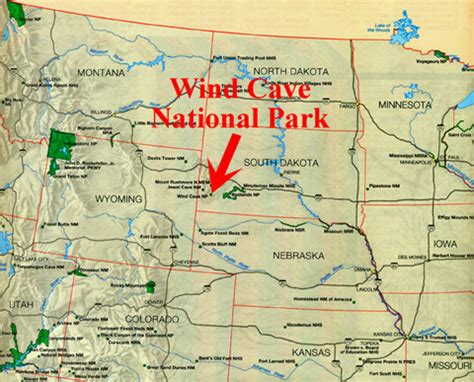 Wind Cave National Park in Hot Springs South Dakota