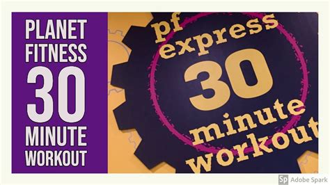 Planet Fitness 30 Minute Circuit Before And After