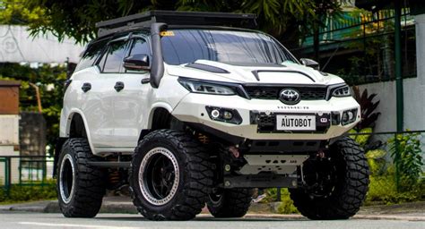 This is the most extreme Toyota Fortuner we have ever seen, with a large number of mods that ...