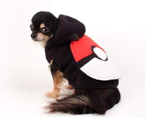 Dog Costume Pokemon Pokeball dog costume Halloween pokemon dog