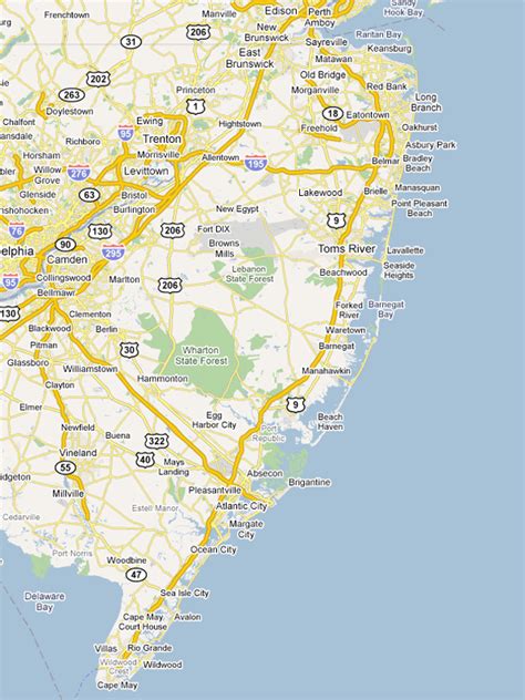 Exploring The Best Beaches In New Jersey With Map Of Nj Beaches - Map ...