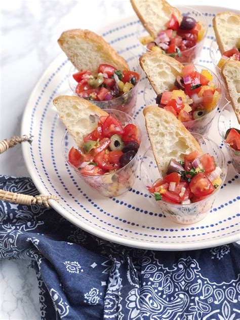 Olive Bruschetta Cups | Easy Summer Appetizer | Domestikatedlife ...