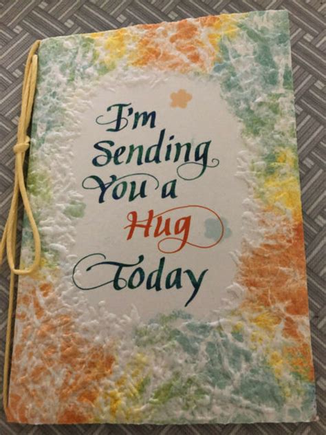 Blue Mountain Arts Greeting Card: I'M SENDING YOU A HUG TODAY (NEW) | eBay