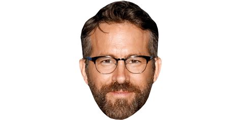 Ryan Reynolds (Glasses) Big Head - Celebrity Cutouts