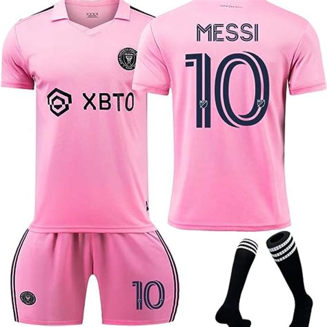 Lionel Messi Inter Miami Pink Kits Soccer Jersey... - Depop