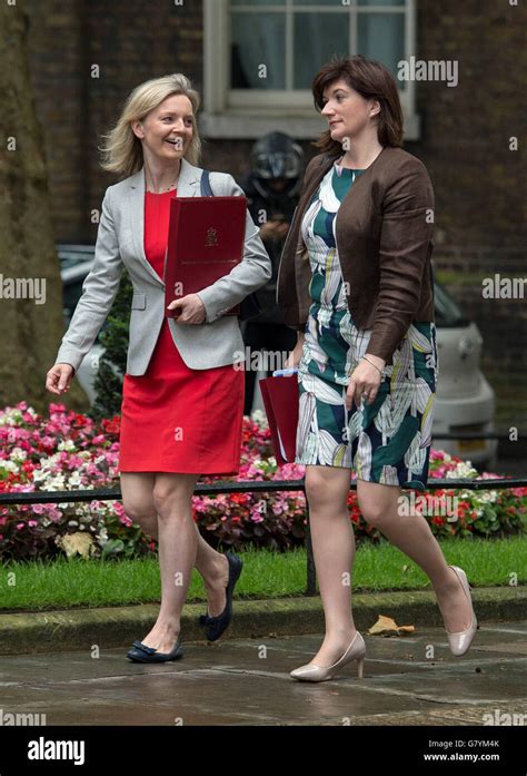 Environment Secretary Liz Truss (left) and Education Secretary Nicky ...