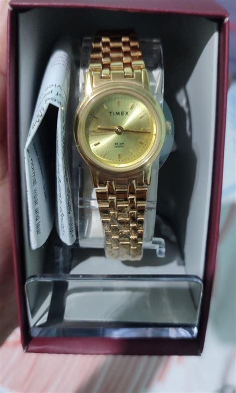 TIMEX GOLD WATCH, Women's Fashion, Watches & Accessories, Watches on ...