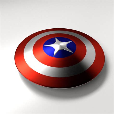 Captain America Shield - 3D Model by firdz3d