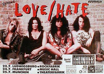 Love/Hate - Postertreasures.com - Your 1.st stop for original Concert and Movie Poster´s - Vintage