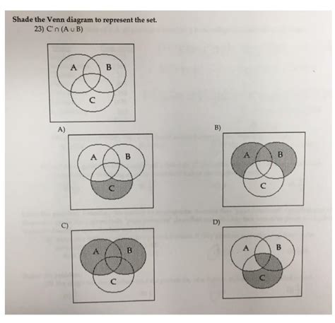 draw venn diagram a union(b union c) - Brainly.in