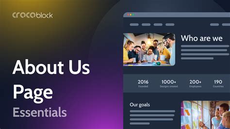 Inspiring About Us Page Examples for Website (2022) - Crocoblock