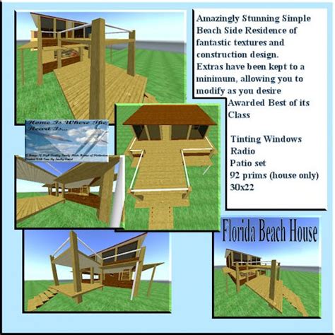 Second Life Marketplace - Prefab florida beach house