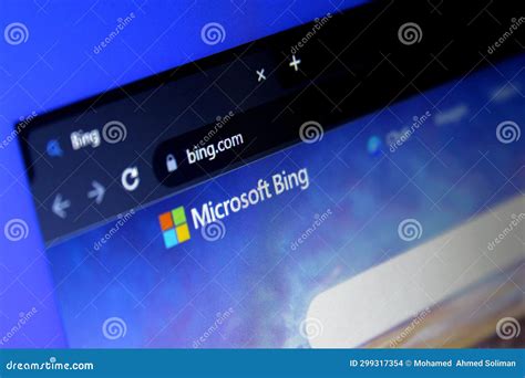 Microsoft Bing ai browser editorial stock image. Image of chatbot ...